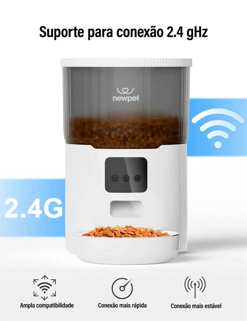 Alimentador Automático Inteligente Bigotitos FeedMaster 4L